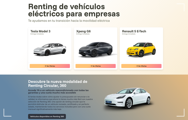 Mobility Service breidt uit naar Portugal met elektrische lease