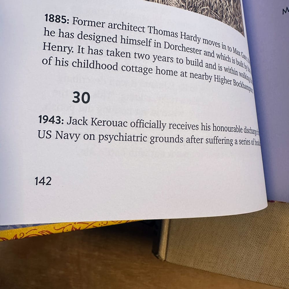 black and white book page