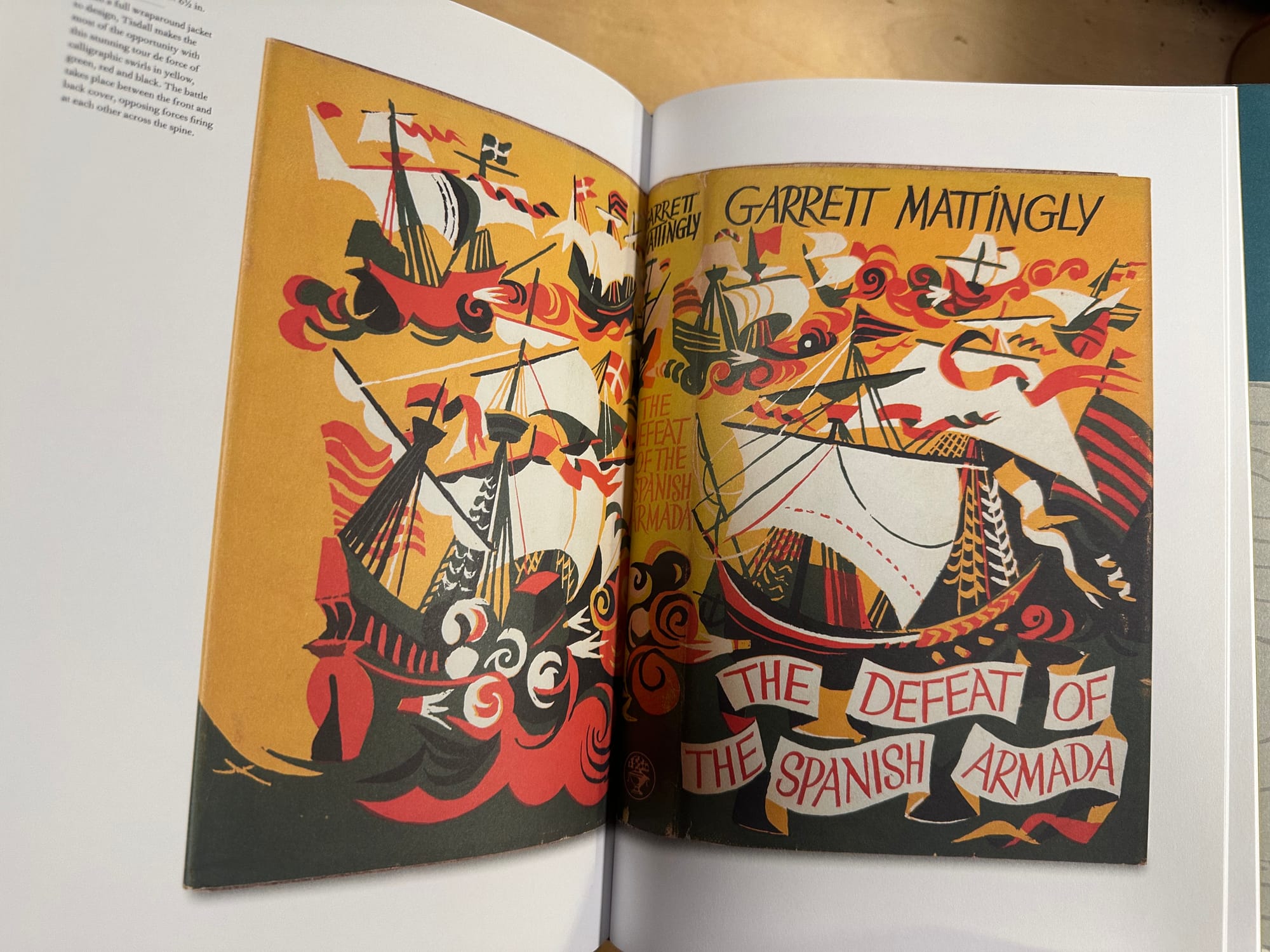 vintage illustrated book cover showing a boat
