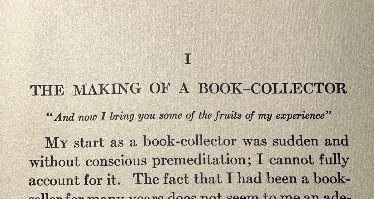 close up of black text on off white page