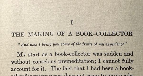 close up of black text on off white page