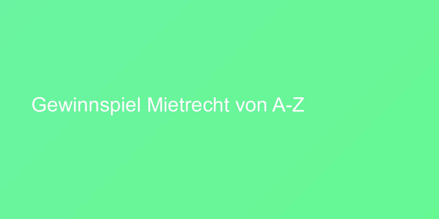 Cover Mietrecht von A bis Z