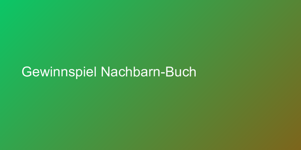 NACHBARN! Keiner braucht sie - jeder hat sie!