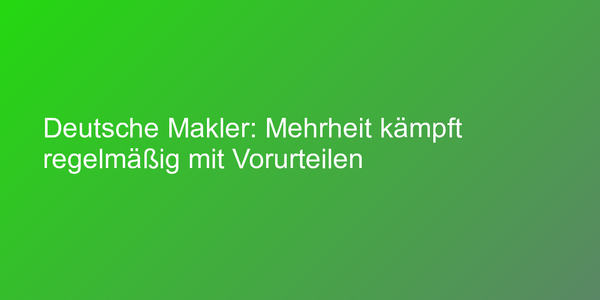 Umfrage zum Maklerimage