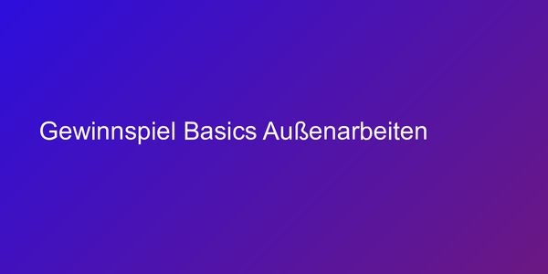 Cover Basics Außenarbeiten - Hof und Garten