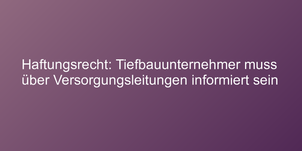 Bagger beschädigt Baustromkabel