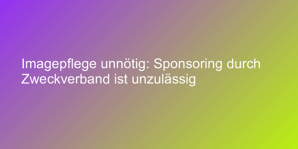 Aufgaben von Zweckverbänden