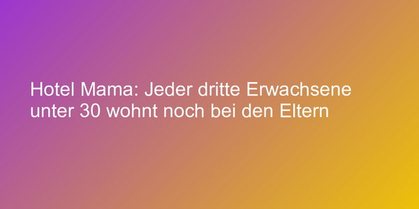 Nesthocker-Umfrage