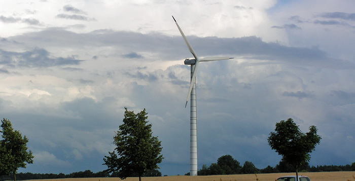 Windkraftanlage in der Nachbarschaft