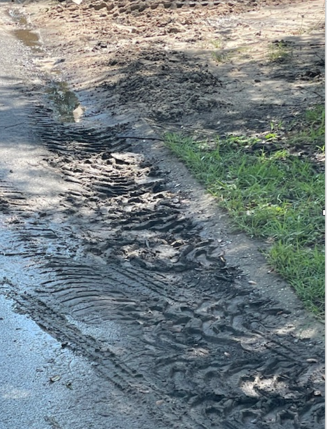 No Silt Fence - Mud in our Sewers