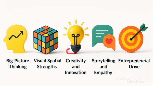 A list of many of the productive traits associated with Dyslexia.