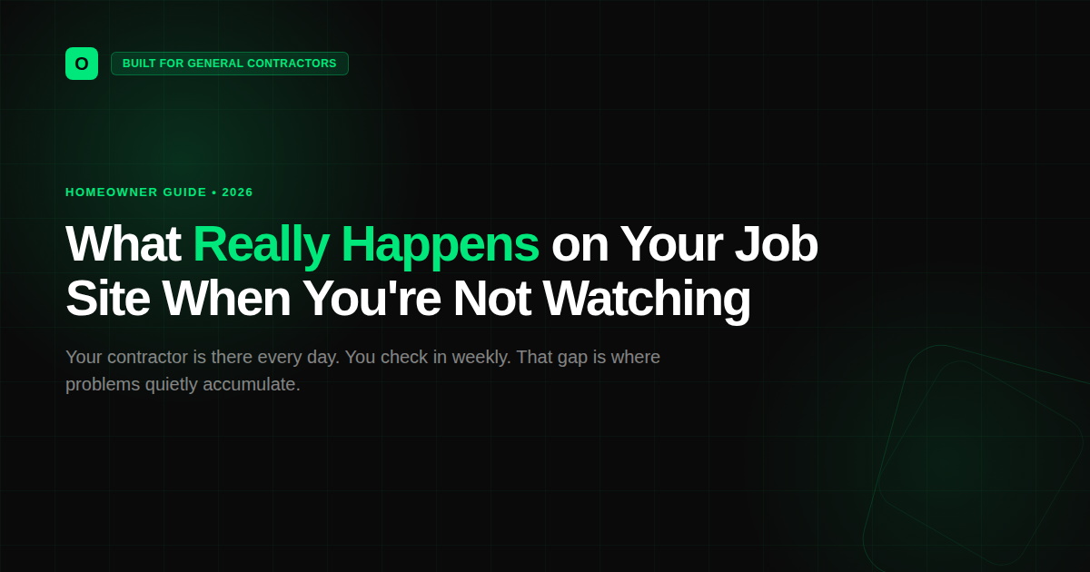 What Really Happens on Your Job Site When You're Not Watching in 2026