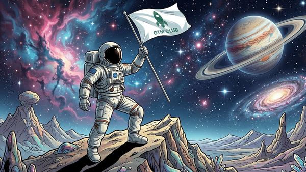 GTM leader locking in their positioning and planting a company flag.