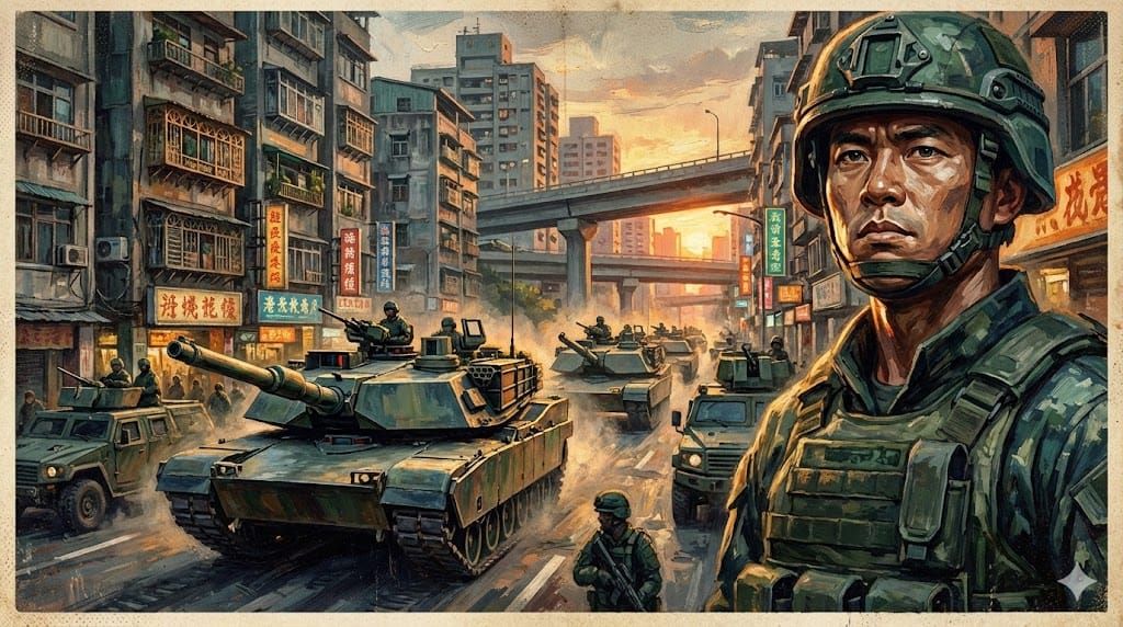 # 台海危機ALERT！｜2025-12-24 | M1A2T戰車首度市區演練與在野黨發動彈劾案