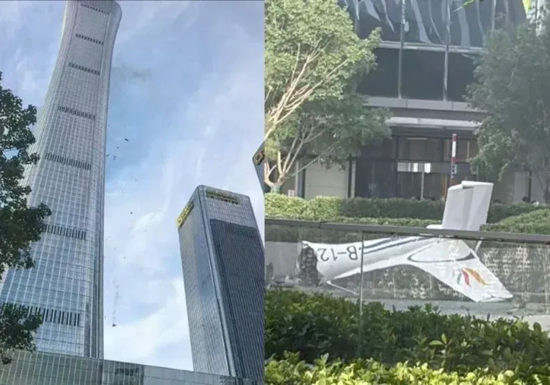 世界苦茶06月27日新闻 | 47条 | 北京轻型飞机撞击中信大厦解体