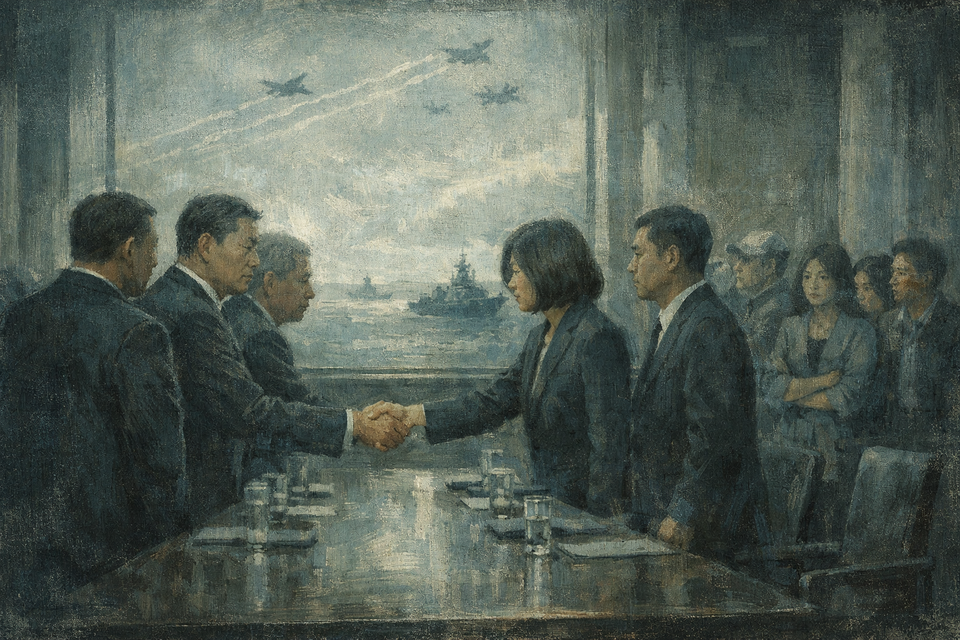 Taiwan Strait Crisis ALERT｜2026-04-11｜Xi-Cheng Summit Lands as Budget Deadlock Deepens