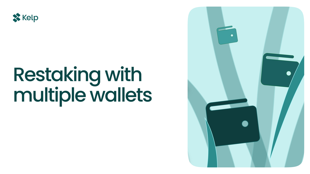 Restaking with multiple wallets