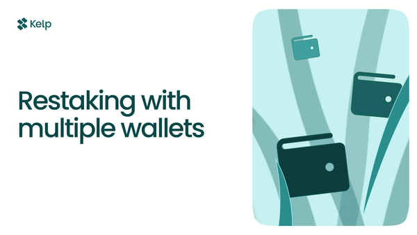 Restaking with multiple wallets