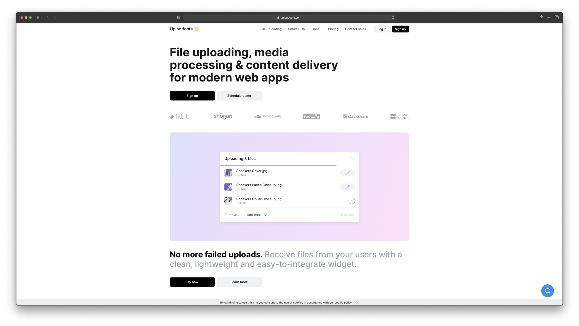 UI/UX design Uploadcare