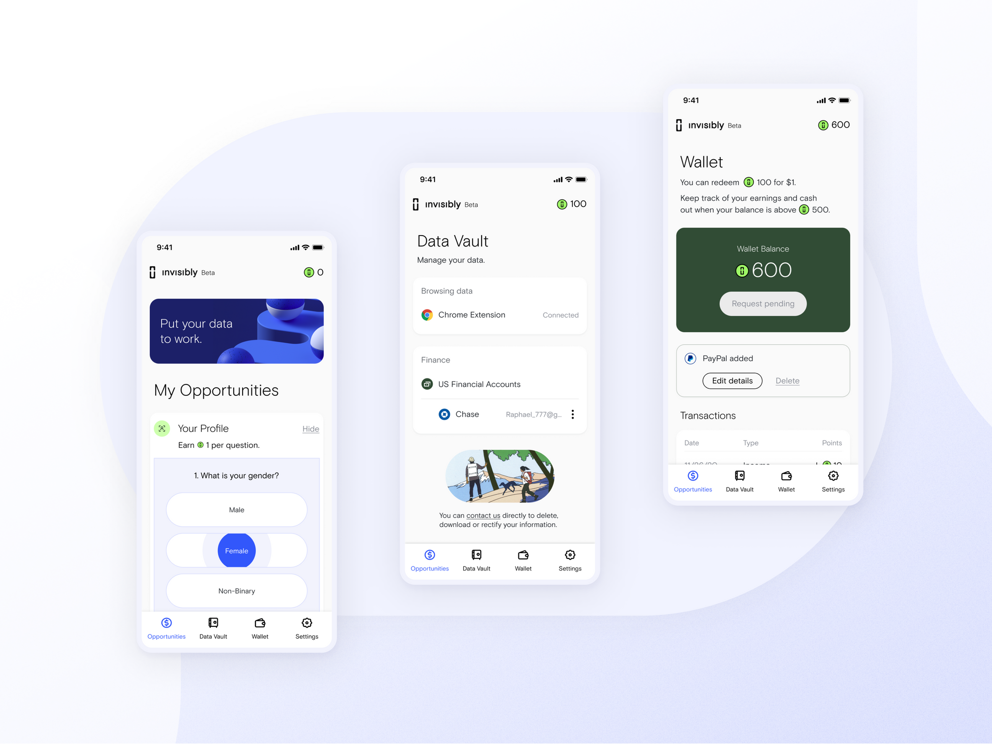 Invisibly mobile app design my Merge Development