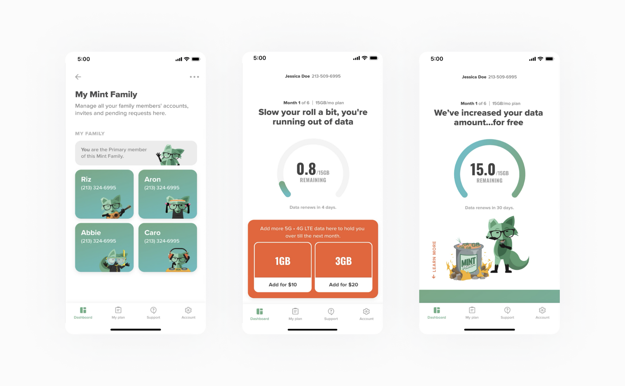 Personal finance app Mint