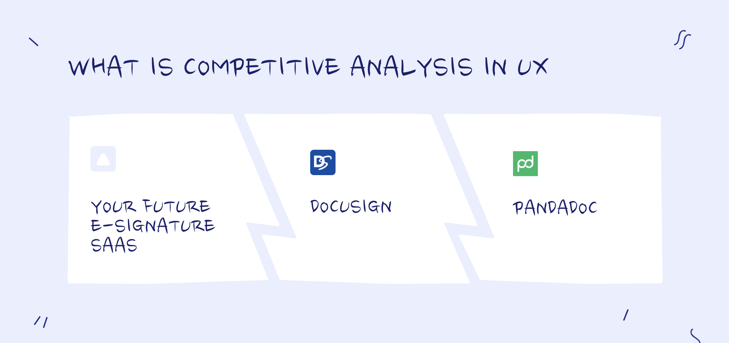 Competitor analysis illustration