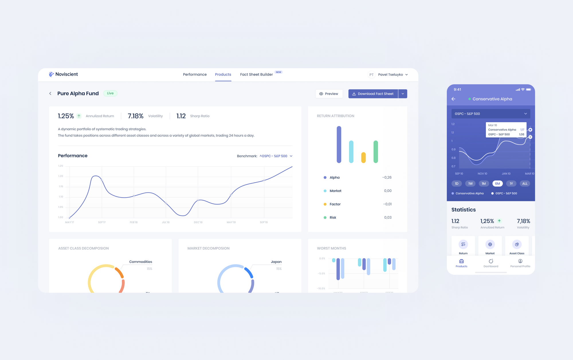 Fintech UI by Merge Development