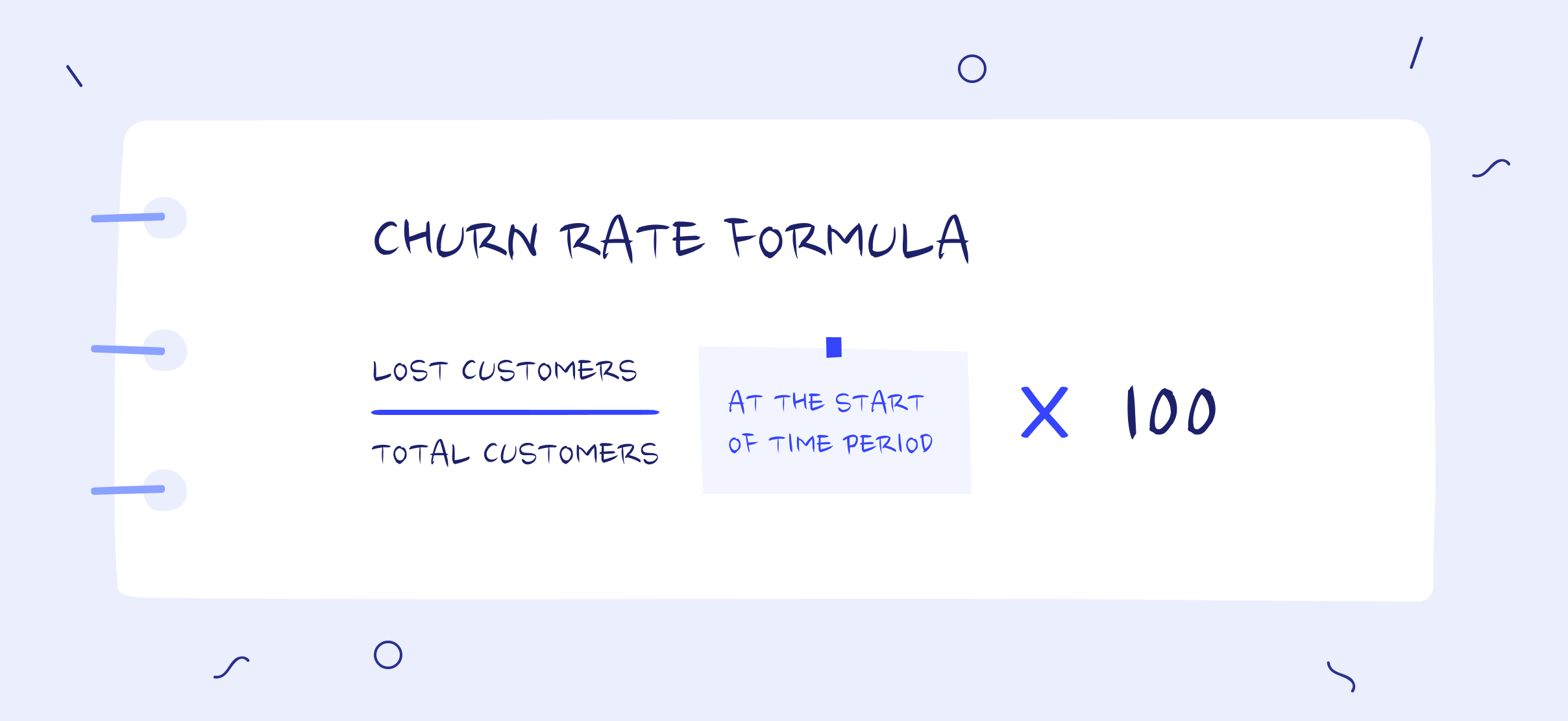 Churn rate formula