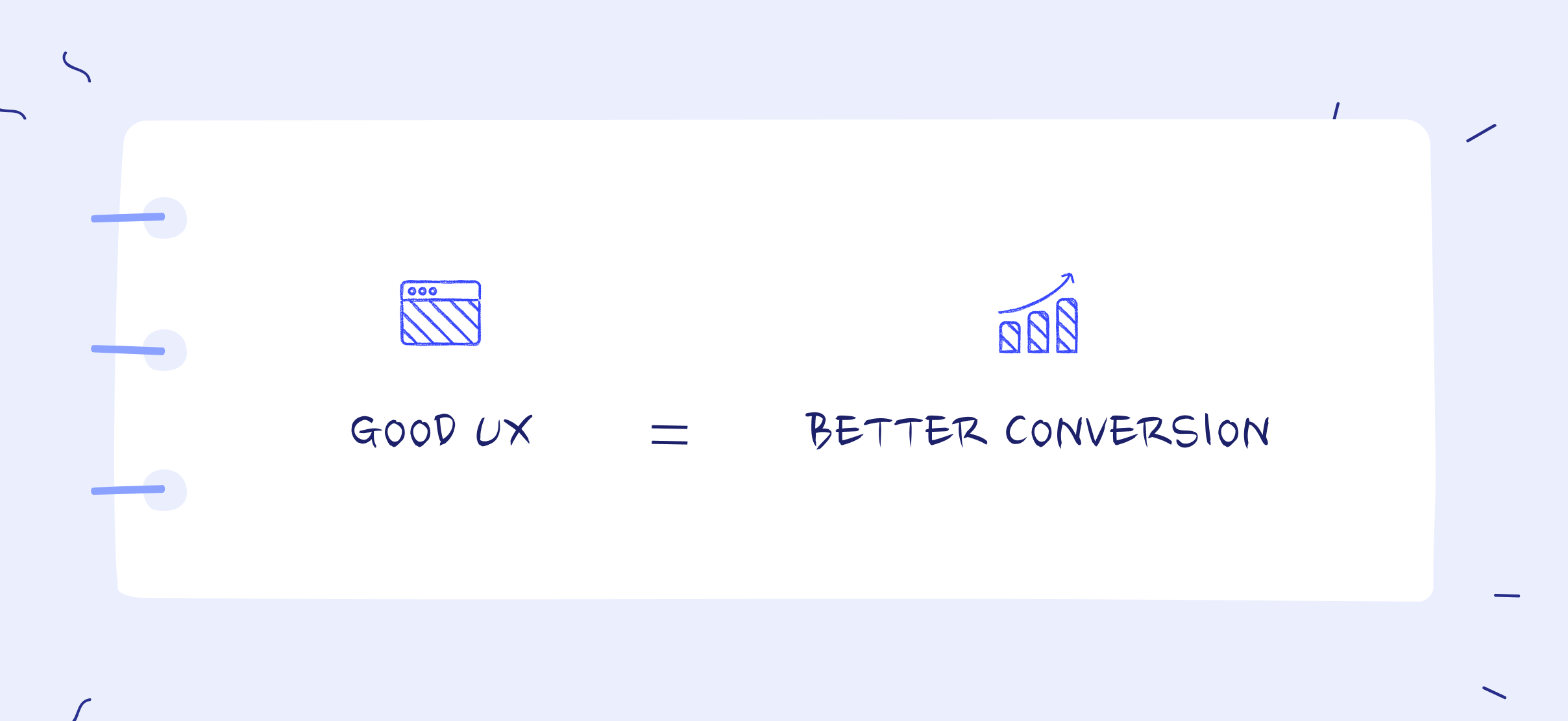 Good UX increases conversion