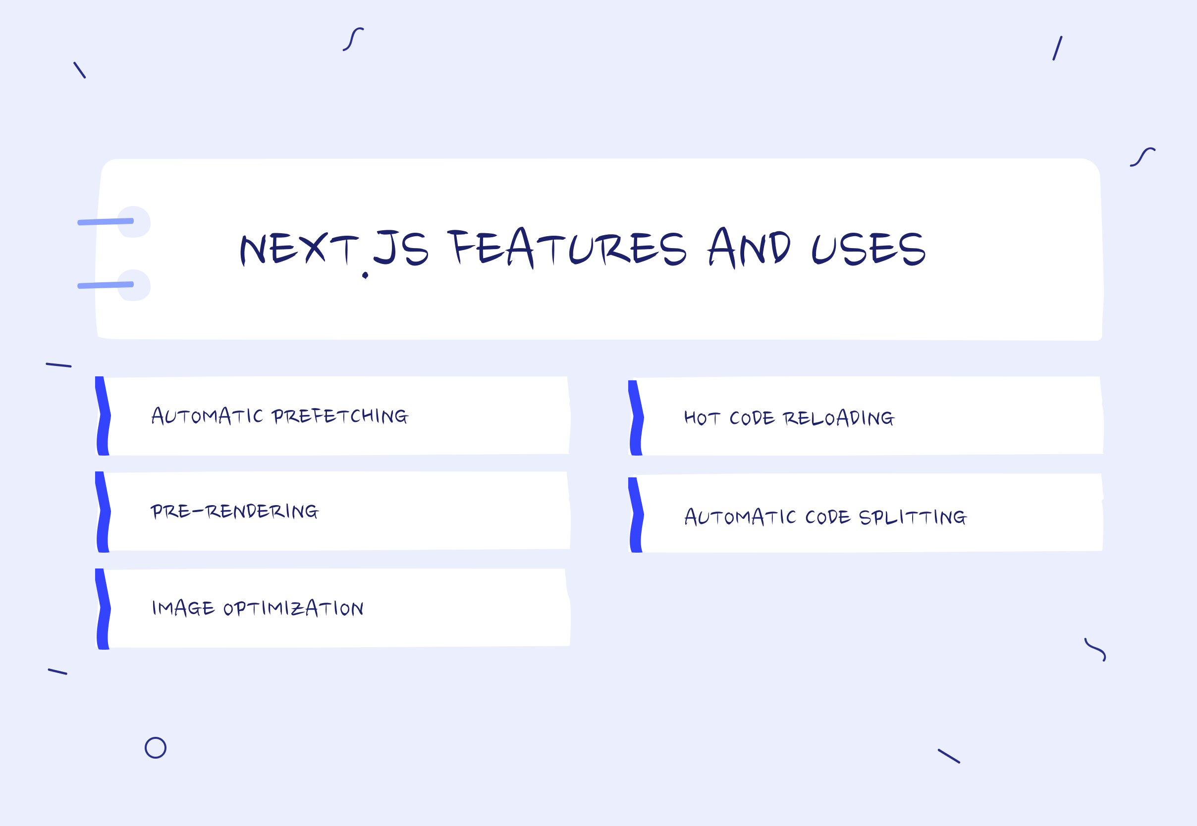 Next.js features and uses