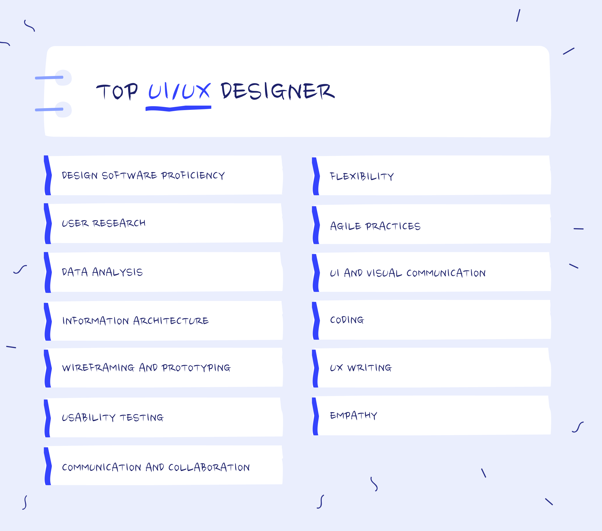 Top UI/UX designer skills