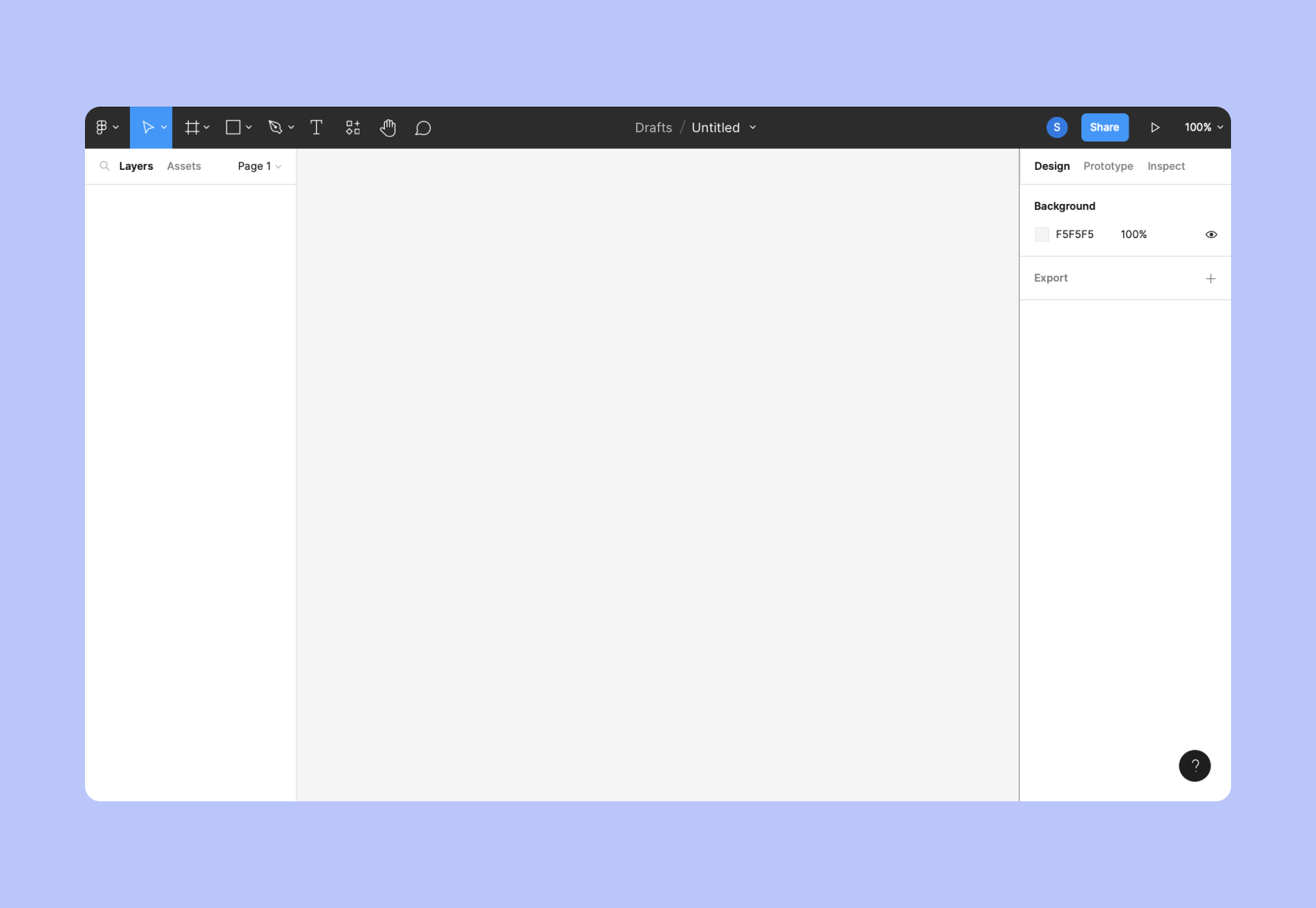 Starting your new project in Figma