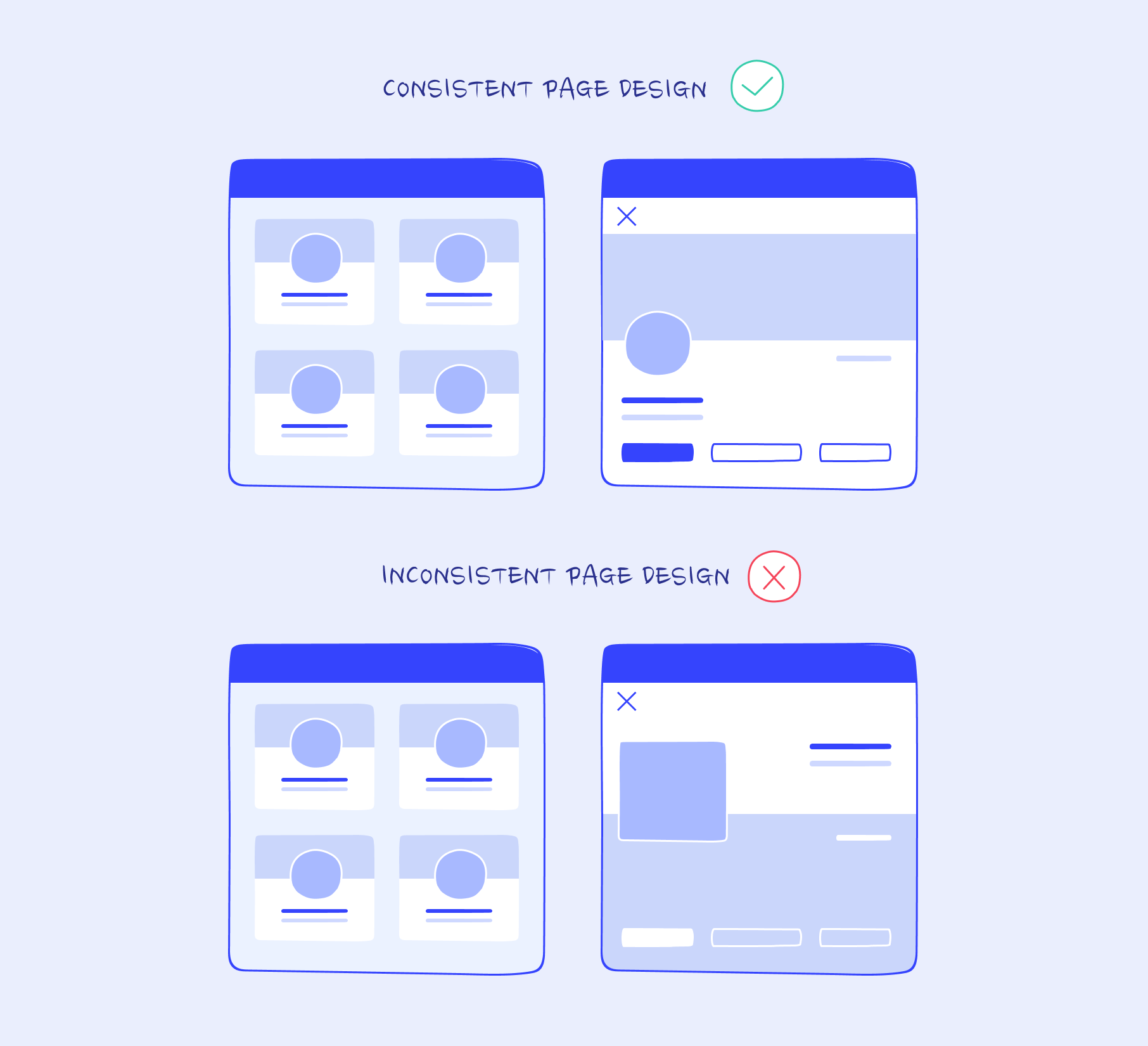 Make the UI consistent