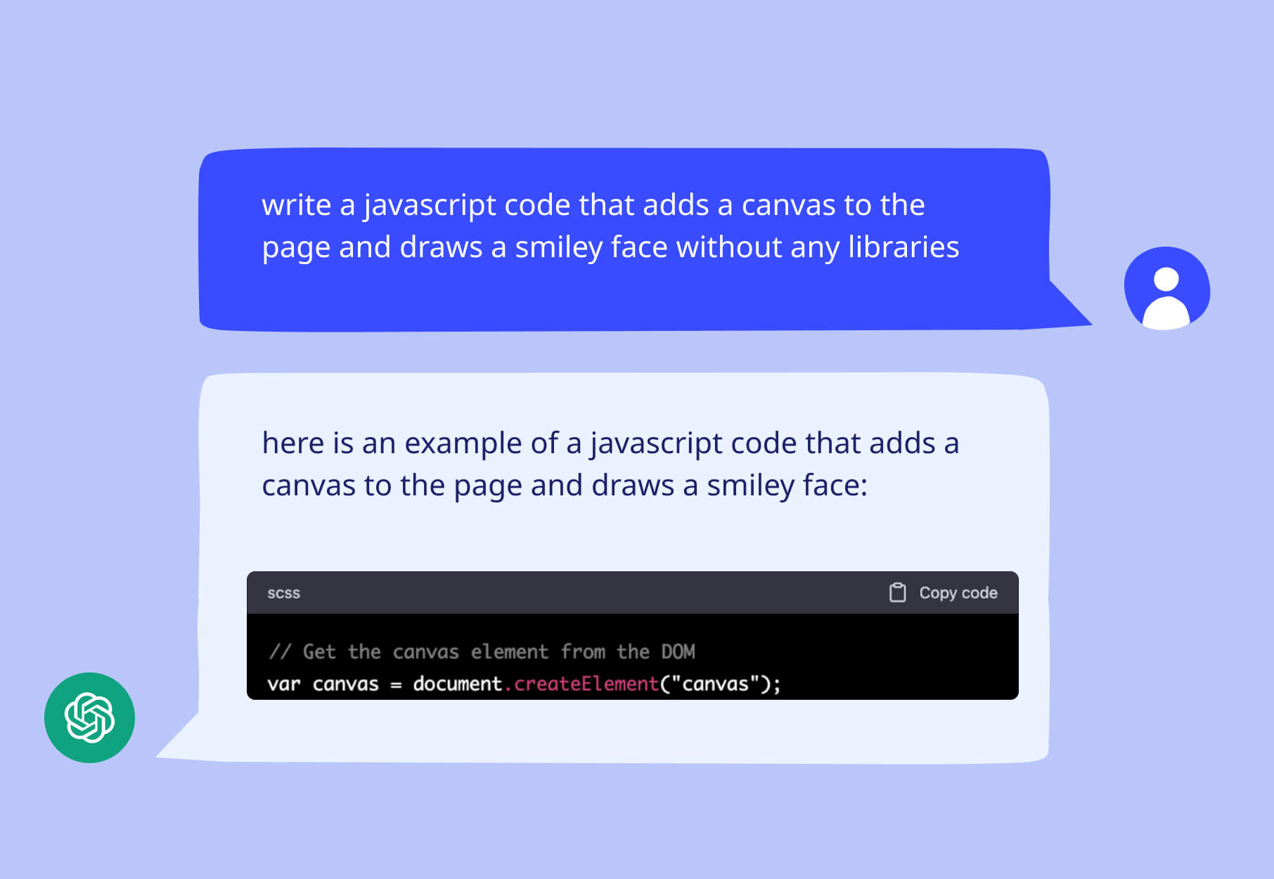 Write a Javascript code