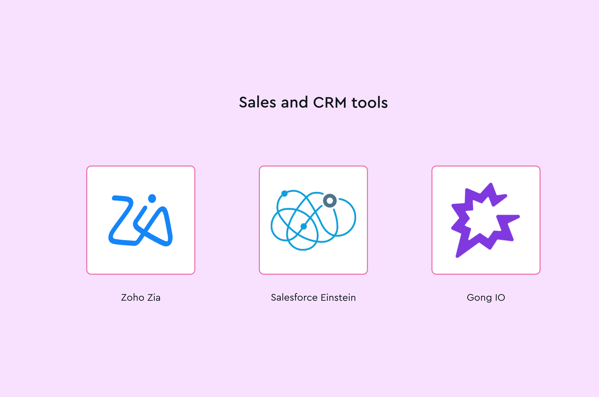 Sales and CRM AI tools