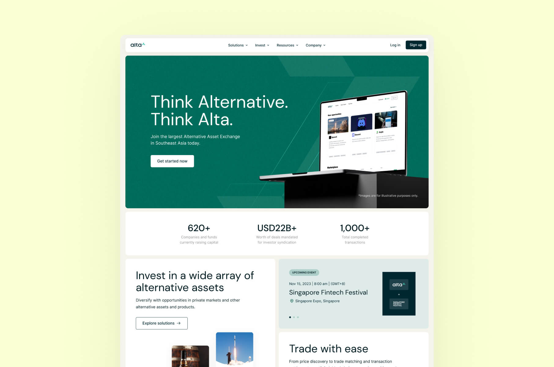 UX and product design case study: Alta