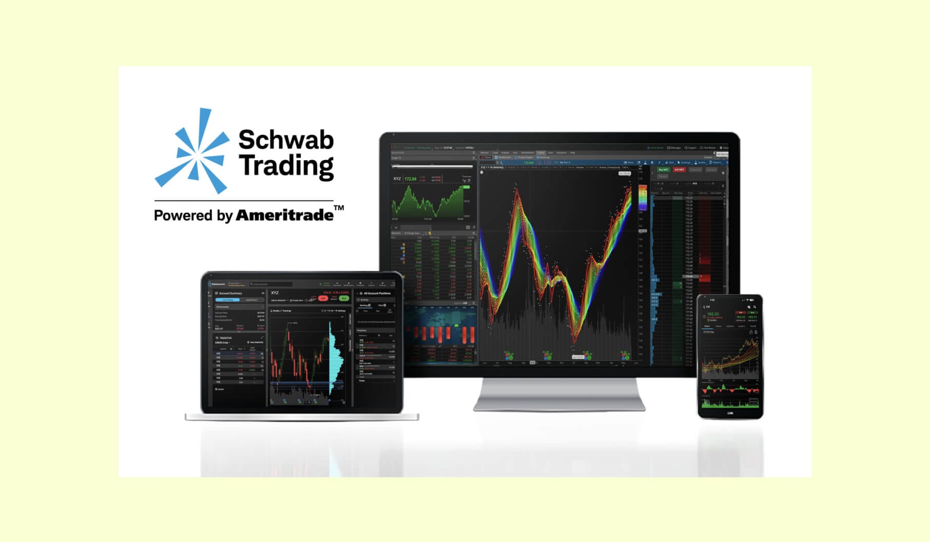 Charles Schwab trading platform design