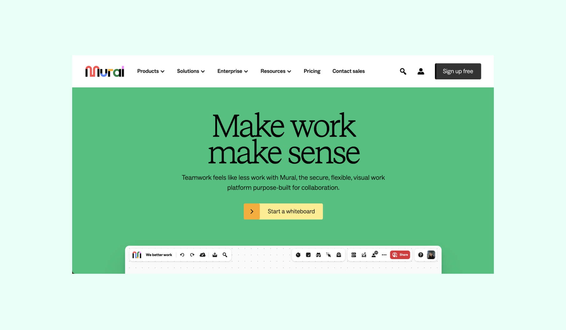 Mural website design