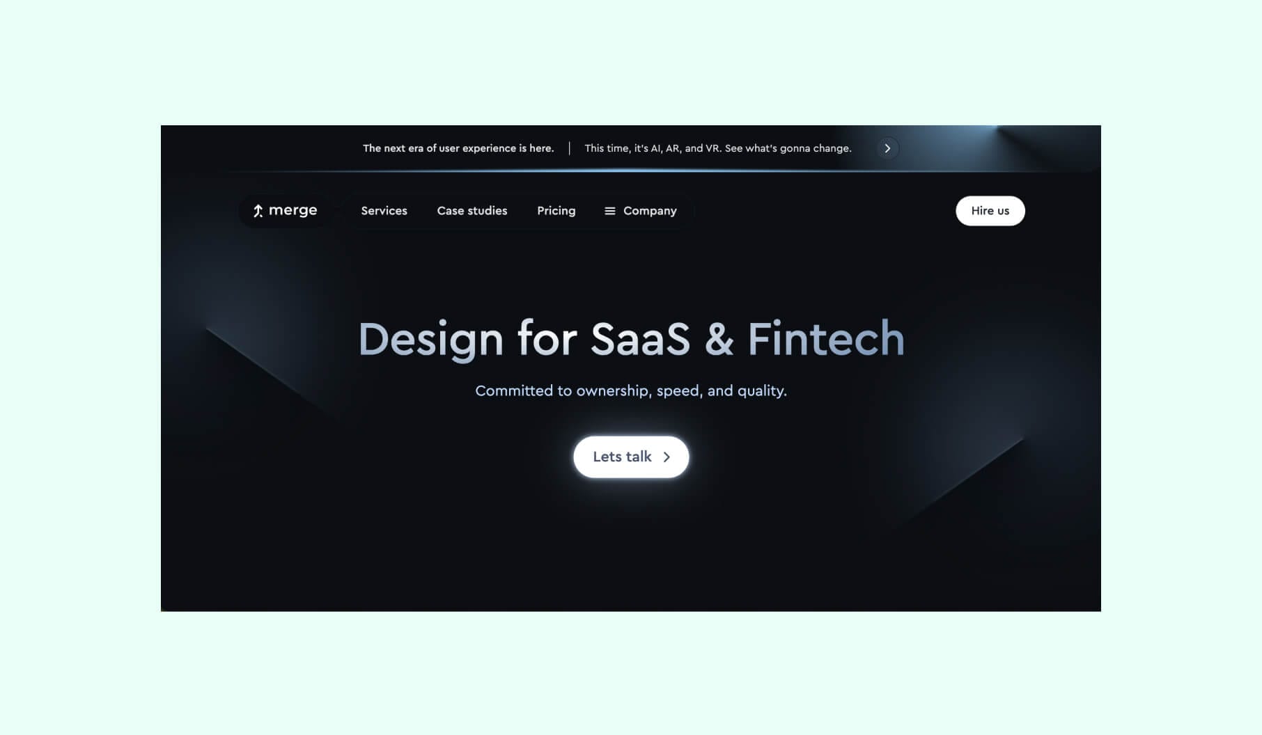 Best Next.js websites: Merge