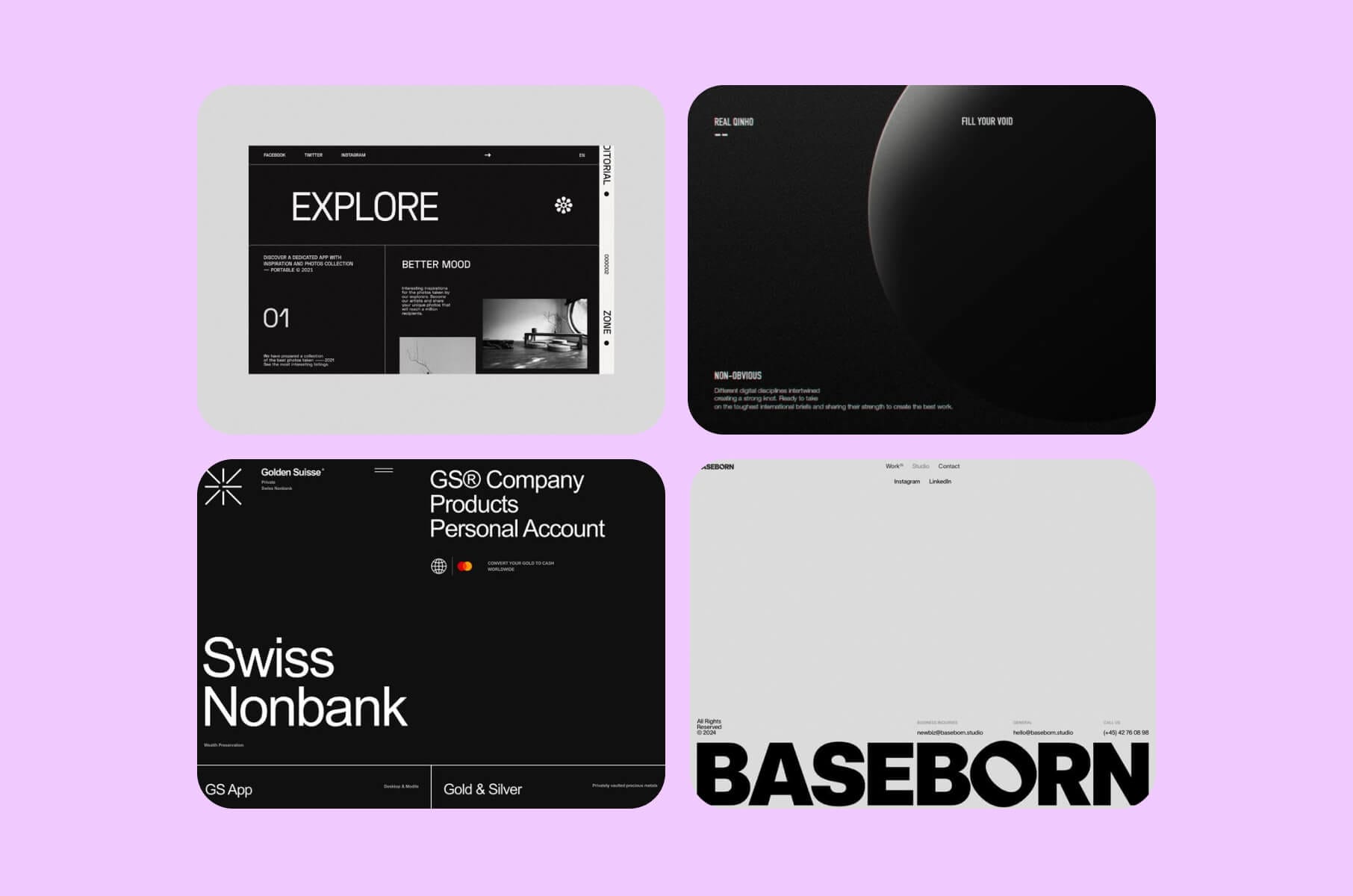 Web design trends 2025: Negative space