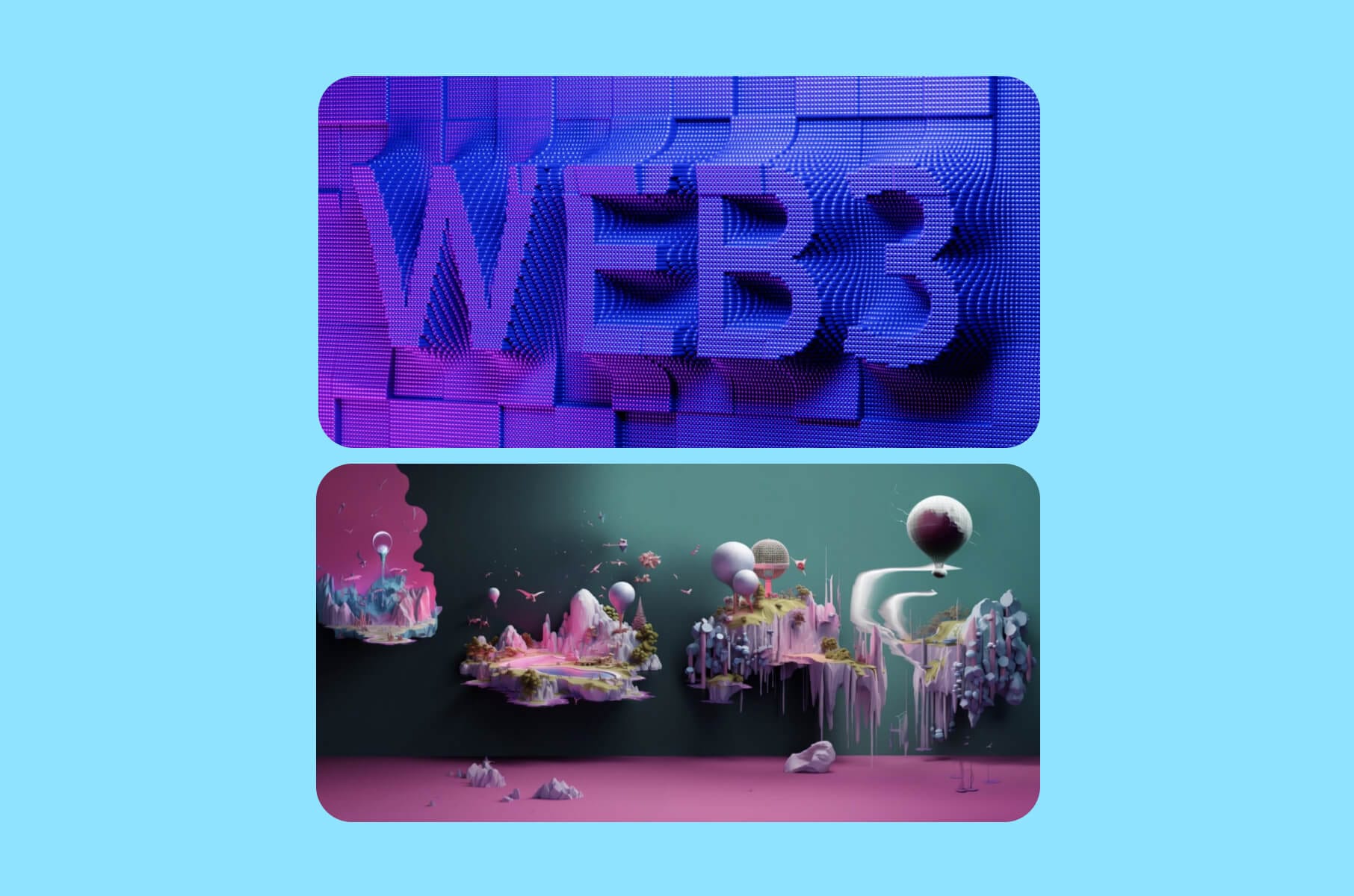 Web3 design trend №5: 3D artistry and interactivity