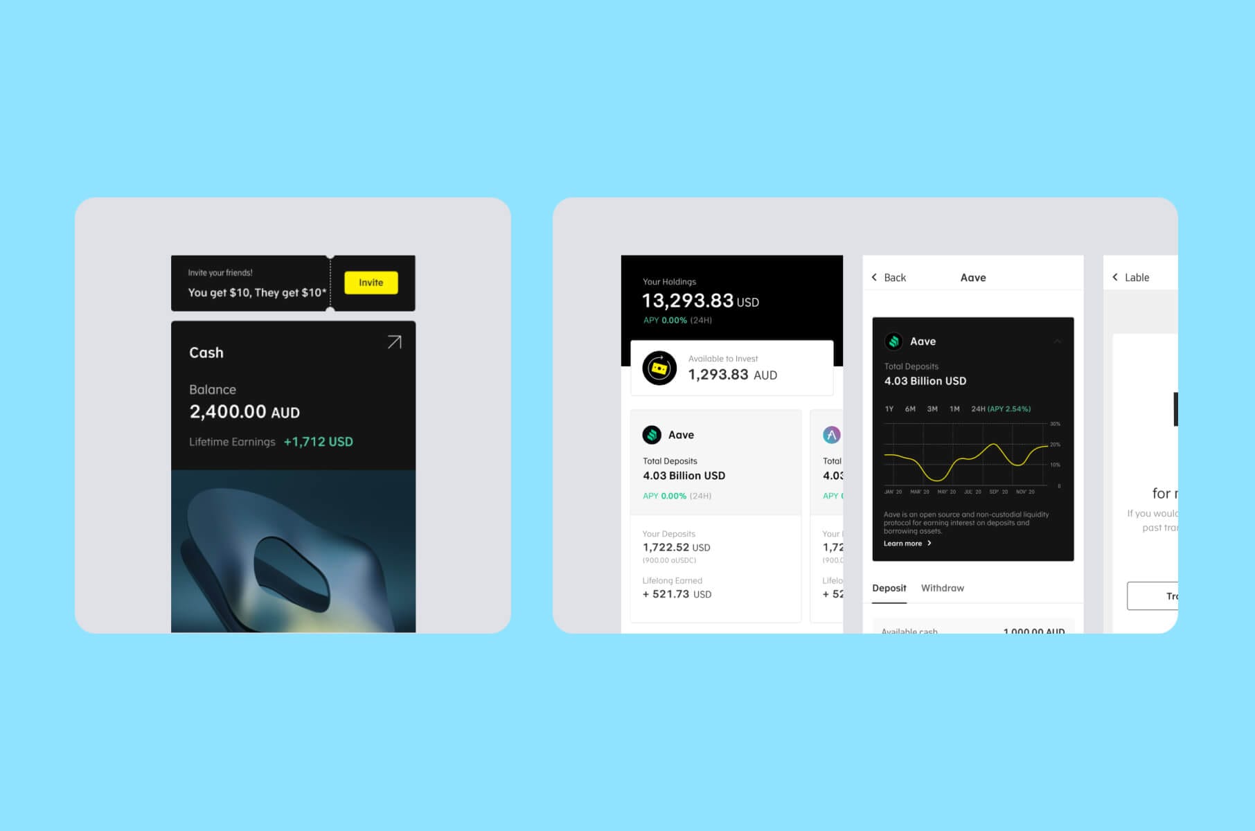 Web3 trend example: BlockEarner and data visualization