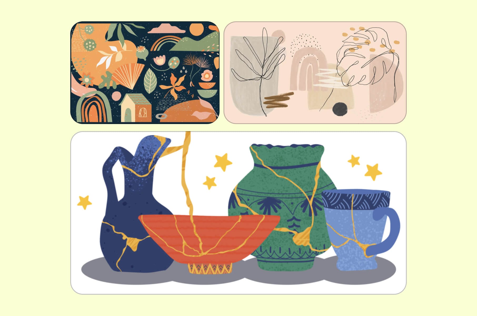 Graphic design trend 2025: Shift toward more human and physical aspects