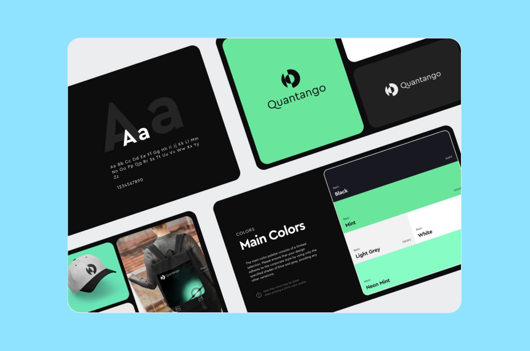 Web3 website design example - Quantango