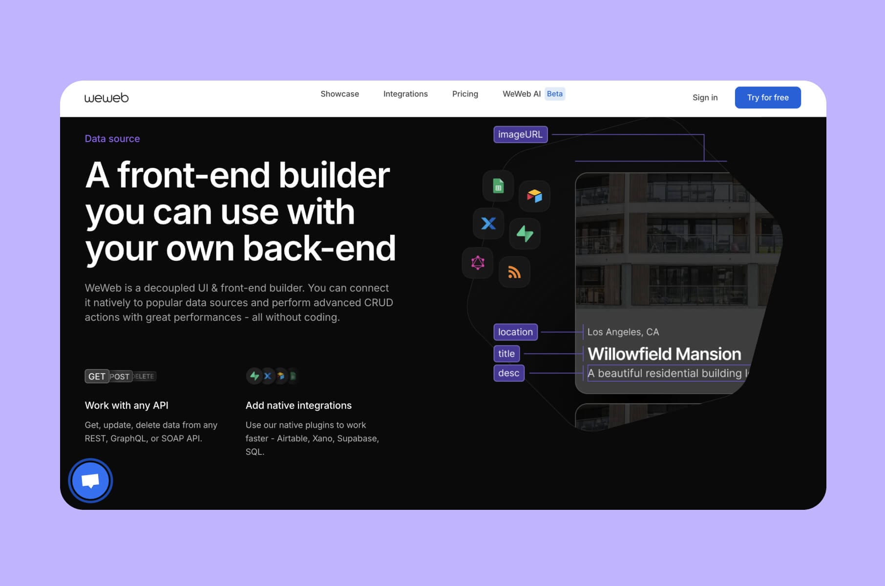 WeWeb website builder overview