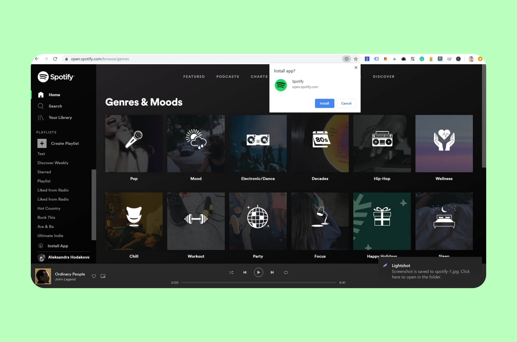 Spotify PWA