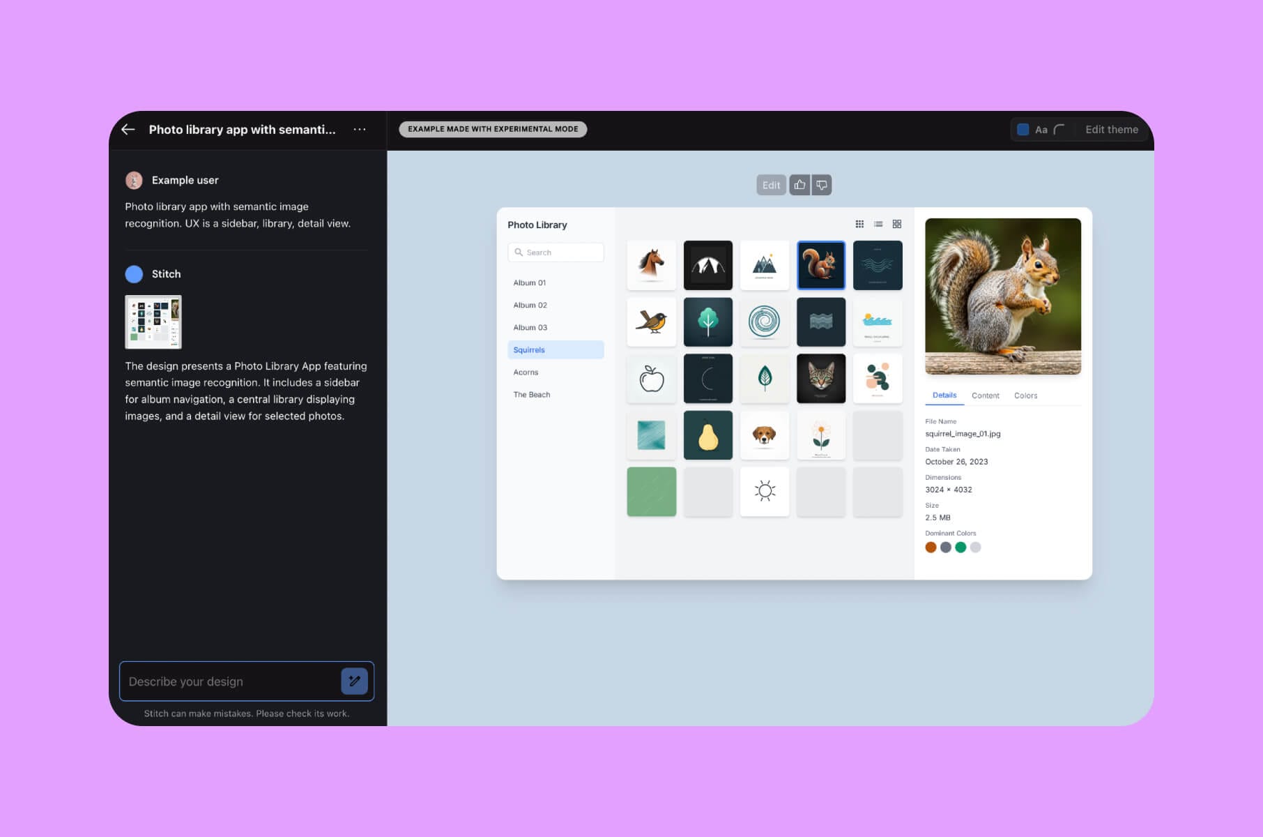 Galileo AI (now Stitch by Google). Text-to-UI