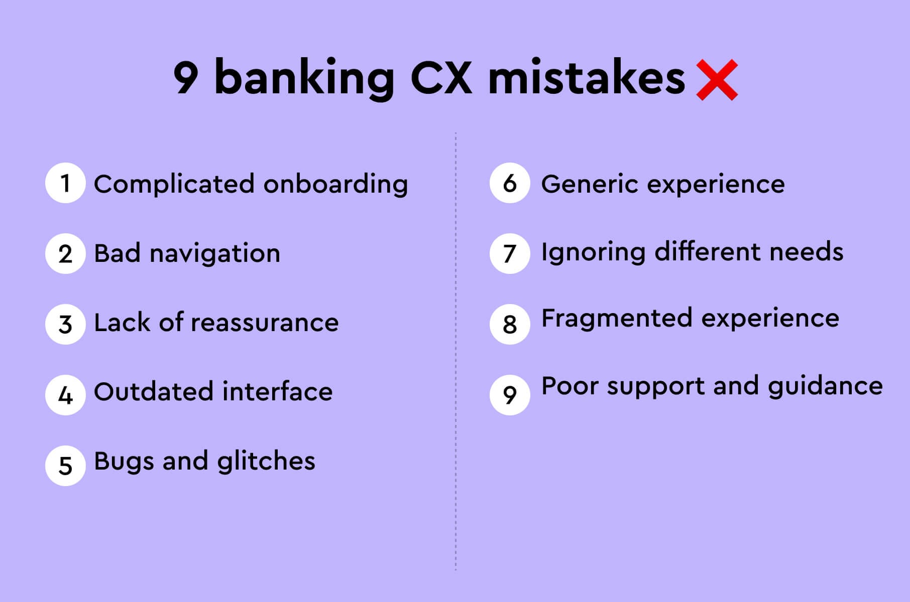 9 banking customer experience mistakes
