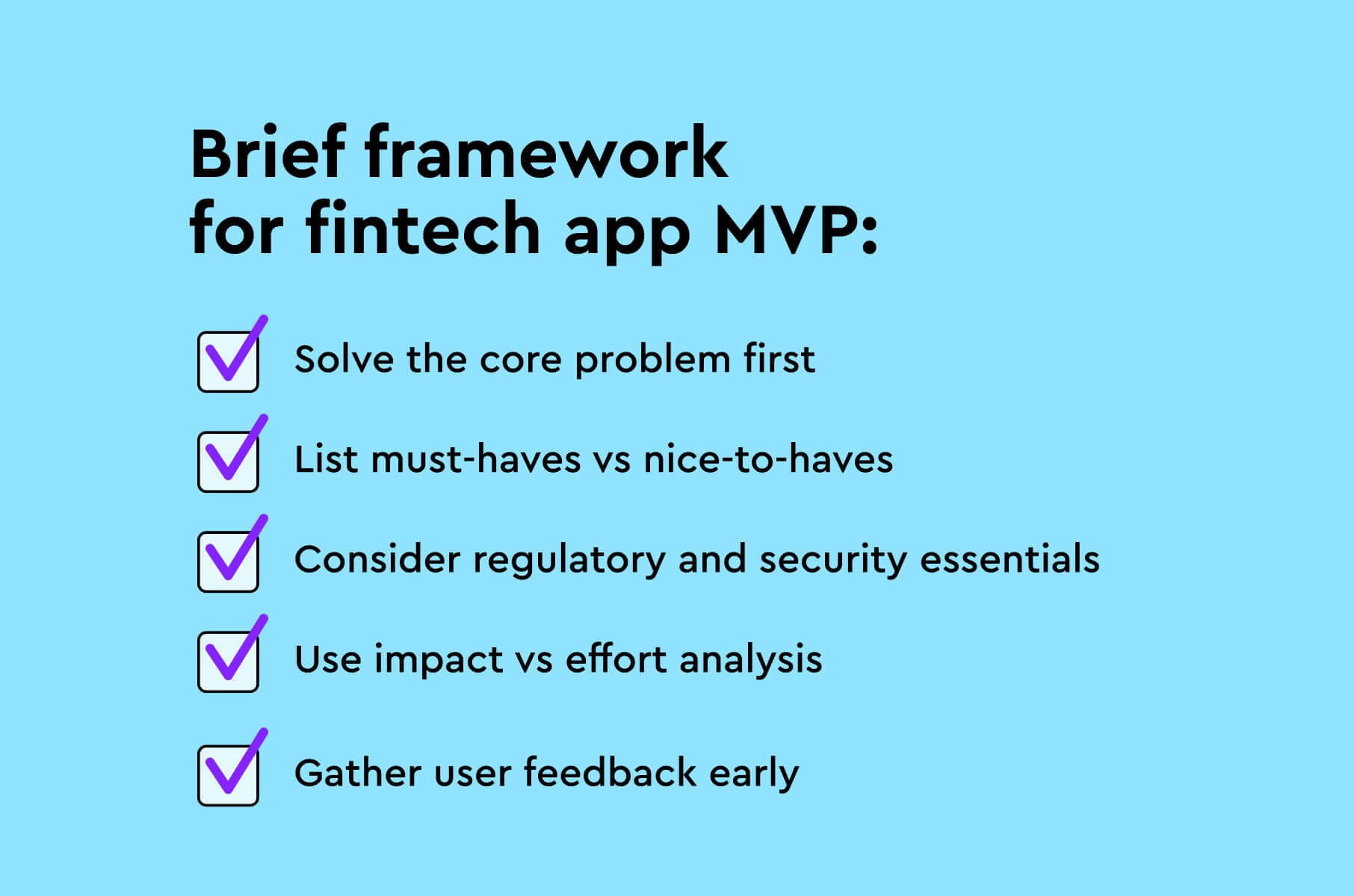 How to prioritize features in a fintech app (framework for MVP)