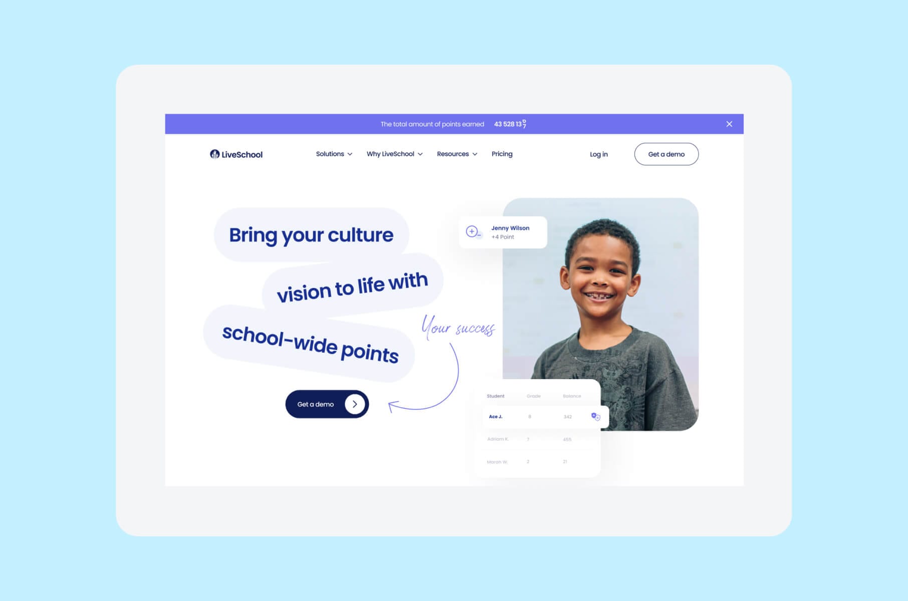 Best designed Edtech platforms: LiveSchool